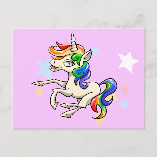 Unicorn Postcard (Front)