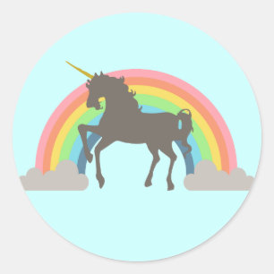 Unicorn Power Classic Round Sticker