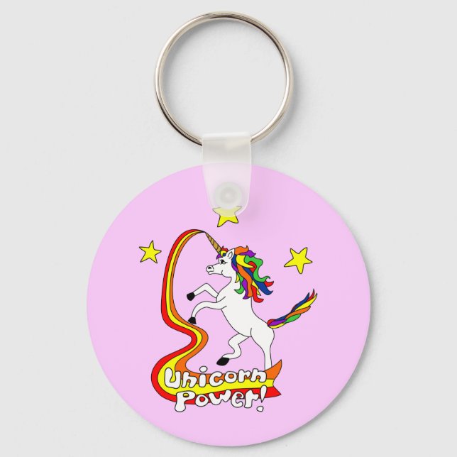 Unicorn Power! Keychain (Front)