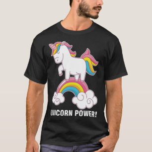 unicorn power love fun  T-Shirt