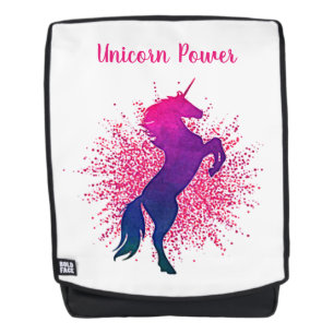 "Unicorn Power" Unicorn & Glitter Backpack