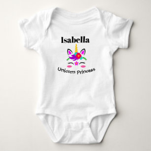 Unicorn Princess Baby Bodysuit