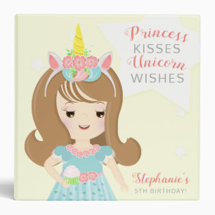 Unicorn Princess Binder