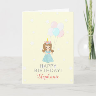 Unicorn Princess Card