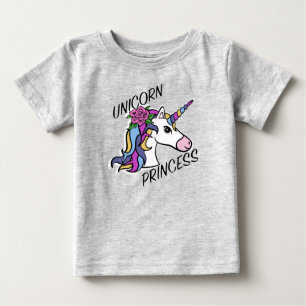 Unicorn Princess Design - Baby Fine Jersey T-Shirt