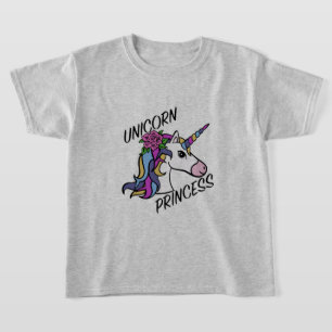 Unicorn Princess Design - T-shirt de base pour fil