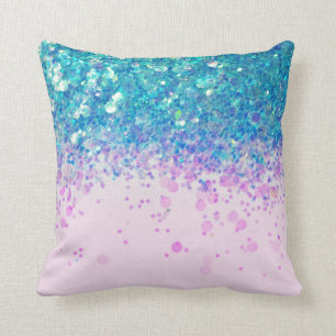 Unicorn Princess Glitter #4 Throw Pillow