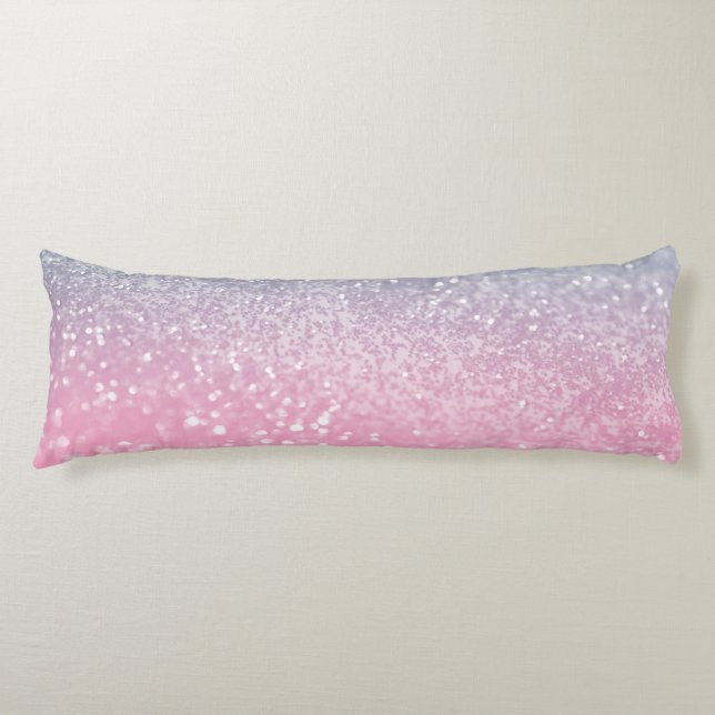 Unicorn Princess Glitter #5a (Faux Glitter) Body Pillow (Front)