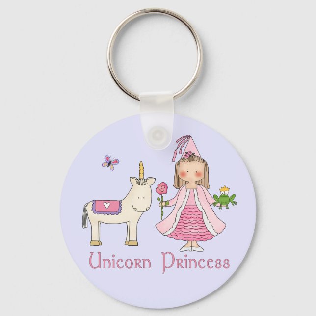 Unicorn Princess Keychain (Front)