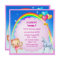 Unicorn, Princess Kitty & Rainbow Party Invites