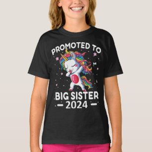 Unicorn Promoted to Big Sister 2024 T-Shirt