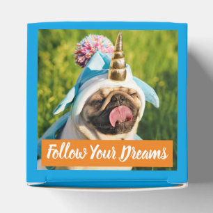 Unicorn Pug Favor Box