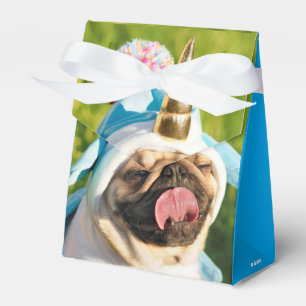 Unicorn Pug Favor Box