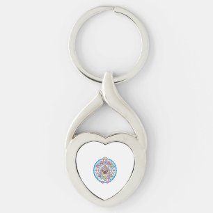 Unicorn Pugicorn Power Funny Cute Gift Design_1 Keychain