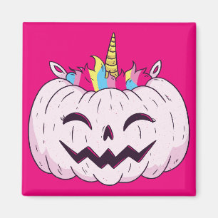 Unicorn Pumpkin Magnet