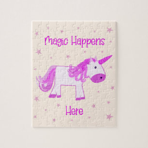 Unicorn Puzzle - Magic Happens Here