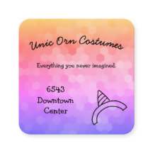 Unicorn Rainbow Business Card