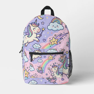 Unicorn Rainbow Cloud Backpack