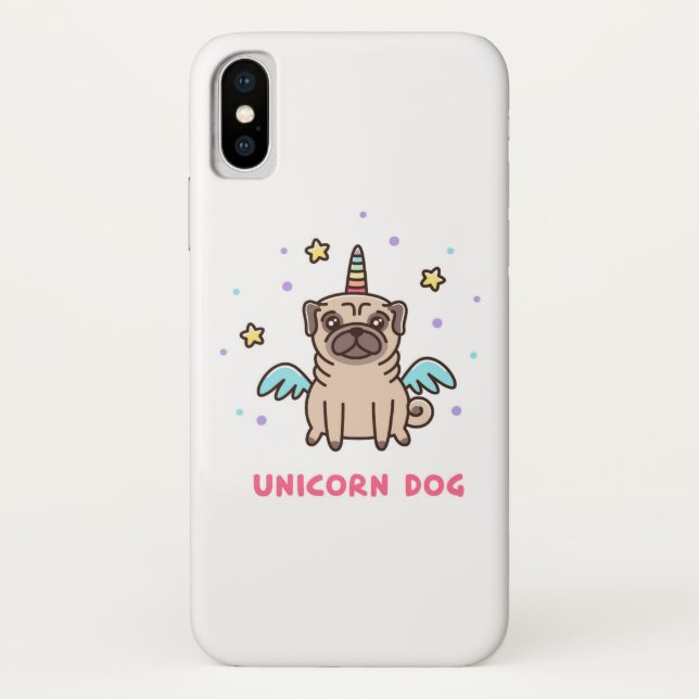 Unicorn Rainbow Dog Case-Mate iPhone Case (Back)