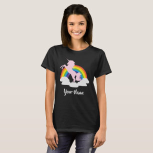 Unicorn Rainbow Fantasy Personalized T-Shirt