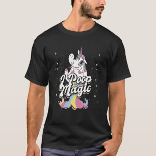 Unicorn rainbow  i poop magic 1 T-Shirt