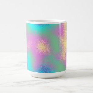 Unicorn Rainbow Metallic Foil Effect Coffee Mug