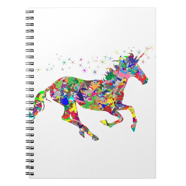 Unicorn Rainbow Notebook (Front)