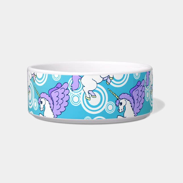 Unicorn Rainbow Pattern Bowl (Front)