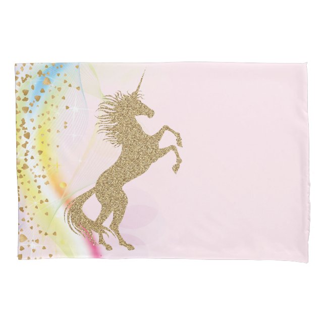 Unicorn Rainbow Pillowcases (Front)