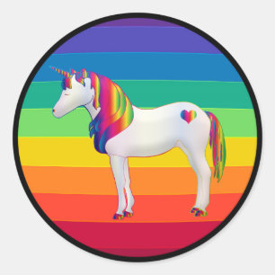 Unicorn Rainbow Stickers
