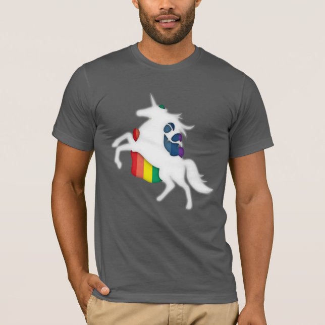 Unicorn & Rainbow T-Shirt (Front)