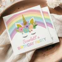Unicorn Rainbows Birthday Party