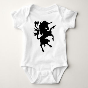 Unicorn Rampant Baby Bodysuit