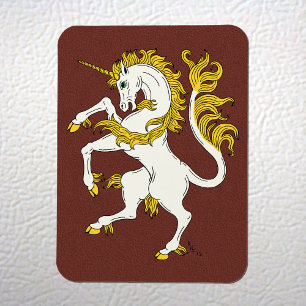Unicorn Rampant Magnet