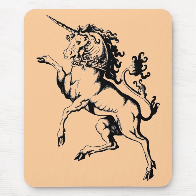 Unicorn Rampant Mouse Pad (Front)