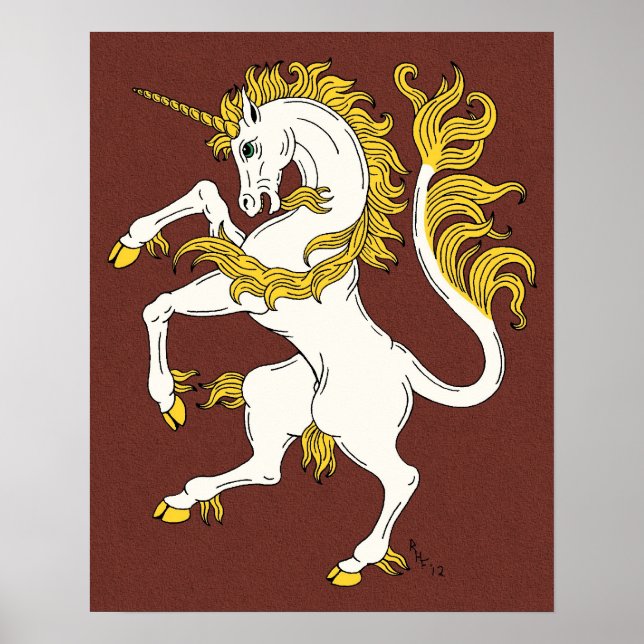 Unicorn Rampant Poster (Front)
