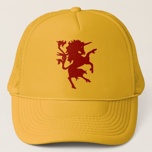 Unicorn Rampant Trucker Hat (Front)