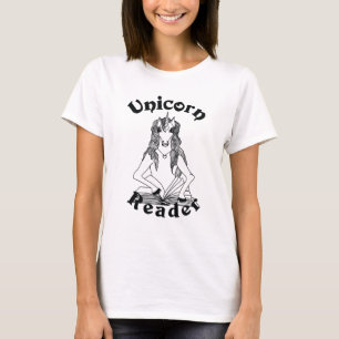 Unicorn Reader Basic Women's Tee - Black Logo