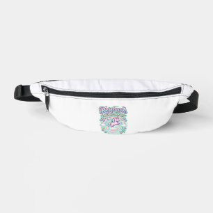 Unicorn Respawn with Sparkles Premium Vector Stick Fanny Pack