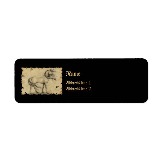 Unicorn Return Address Label
