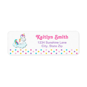 Unicorn Return Address Label