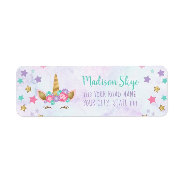 Unicorn Return Address Labels (Front)