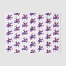 Unicorn Riding Santa