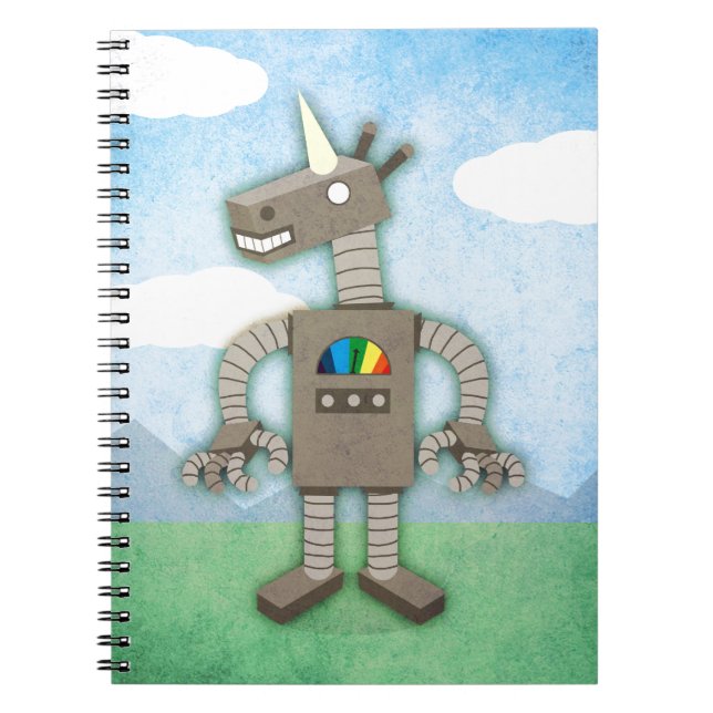 Unicorn Robot Notebook (Front)