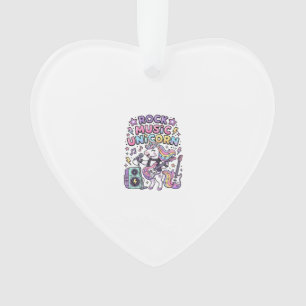 Unicorn Rock Music Unicorn Charming Marketplace Ar Ornament