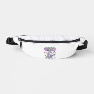 Unicorn Rockstar Unicorn Charming Apparel Graphic_ Fanny Pack
