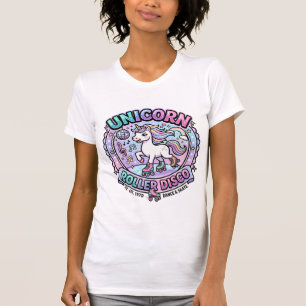 Unicorn Roller Disco POD Ready Marketplace Artwork T-Shirt