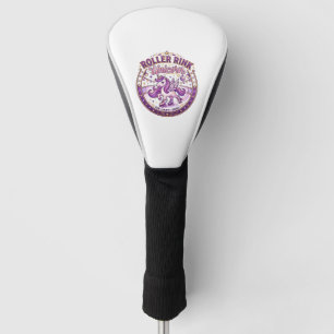 Unicorn Roller Rink Unicorn POD Ready Merch Design Golf Head Cover