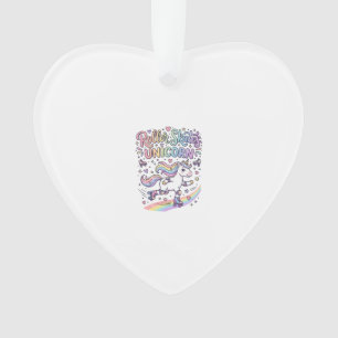 Unicorn Roller Skates Unicorn Playful Sticker and Ornament