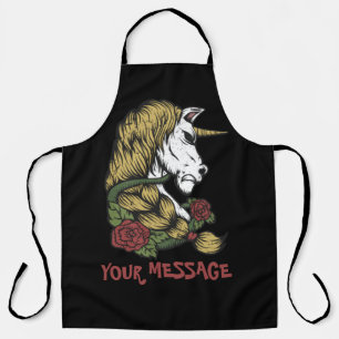 Unicorn Rose  Apron